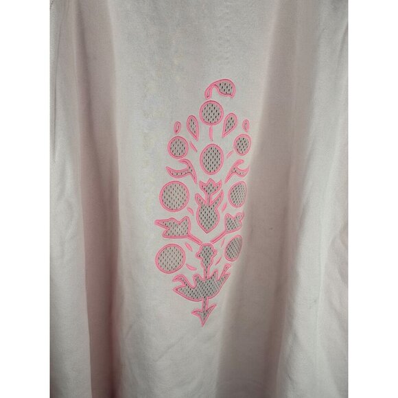 NEW Free People FP Movement Pink Racing Stripes Hoodie Sweatshirt Size M - Picture 9 of 10